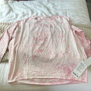 Back in action long sleeve wash tee